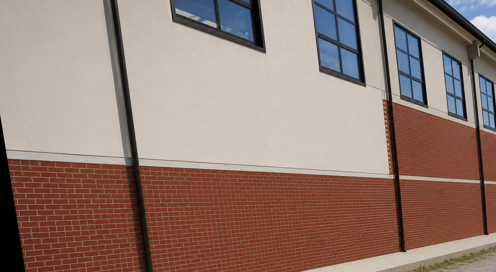 Progetto: rendering del rivestimento in mattone flex